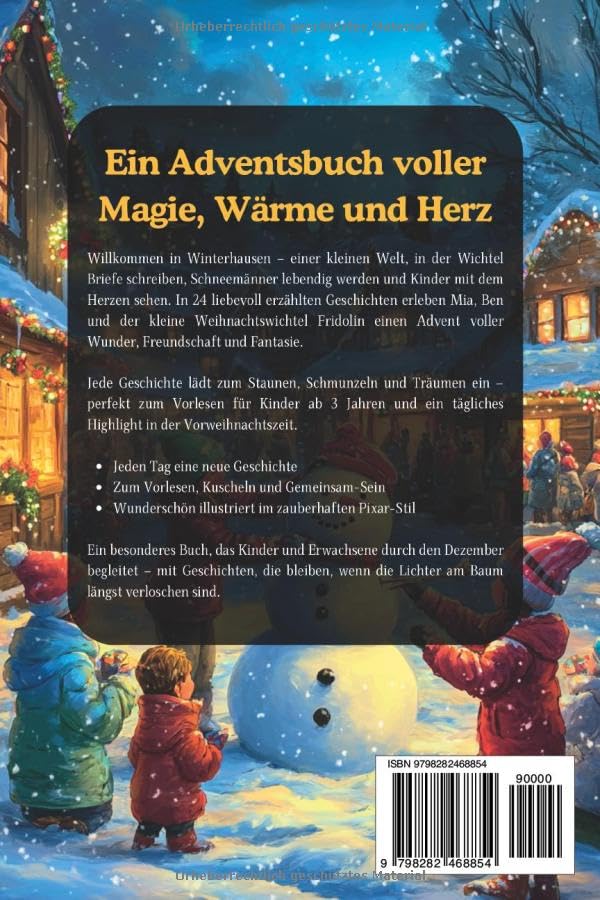 24 zauberhafte Weihnachtsgeschichten für Kinder: Für eine magische Adventszeit – 24 liebevolle Vorle
