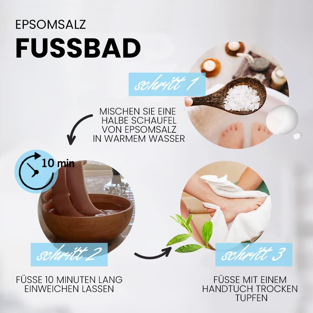 Bittersalz 99%● Salz Baden Soaking Pleasure ● Apothekenqualität für Ihre Gesundheit, 6.5 kg