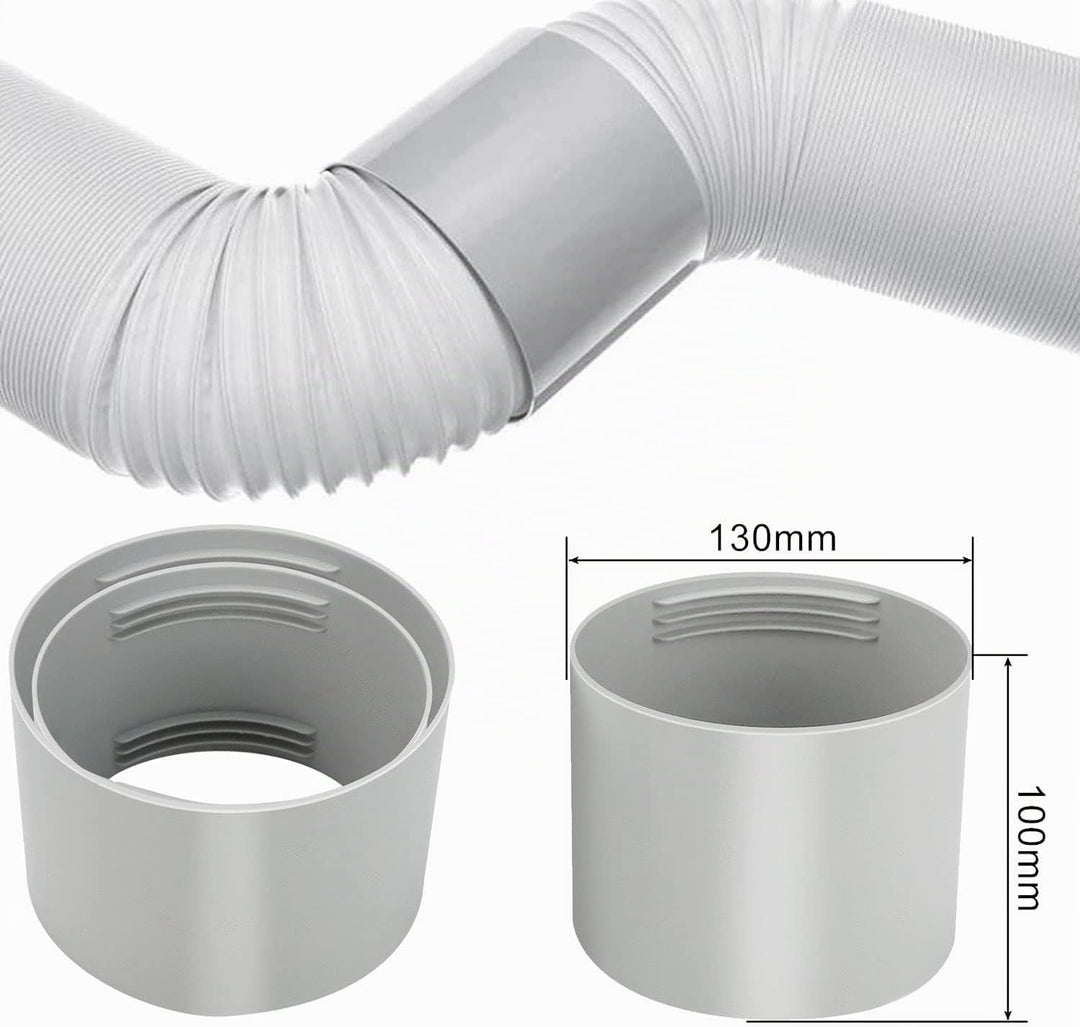 Klima Abluftschlauch Adapter Ø 130mm,Klimaanlage Schlauch Adapter,Lüftungsrohr Verbinder,Klimaanlage