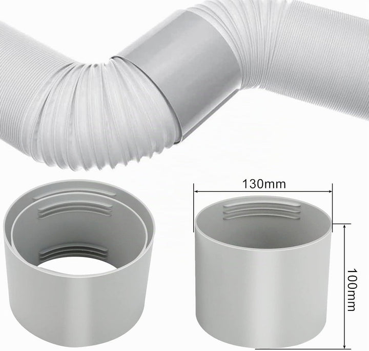 Klima Abluftschlauch Adapter Ø 130mm,Klimaanlage Schlauch Adapter,Lüftungsrohr Verbinder,Klimaanlage