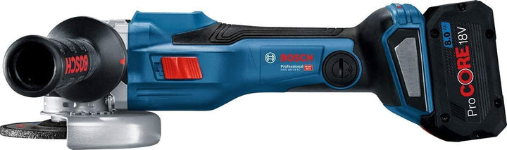 Bosch Professional BITURBO Akku-Winkelschleifer GWS 18V-15 SC (Scheiben-Ø 125 mm, Connectivity-Modul