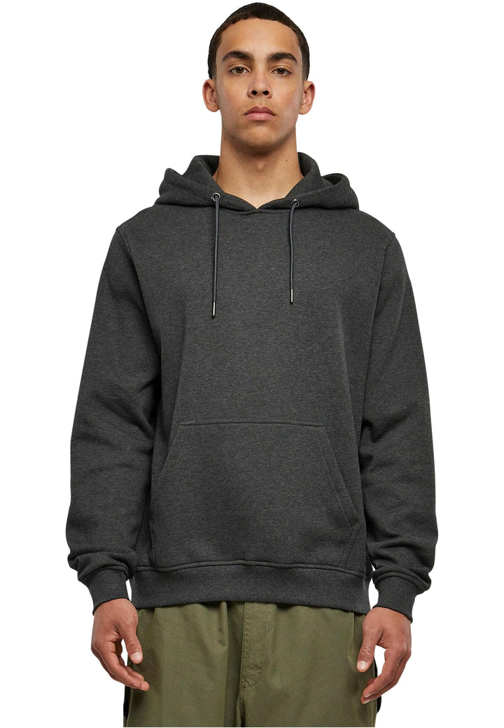 Urban Classics Herren Basic Terry Hoody S Charcoal, S Charcoal