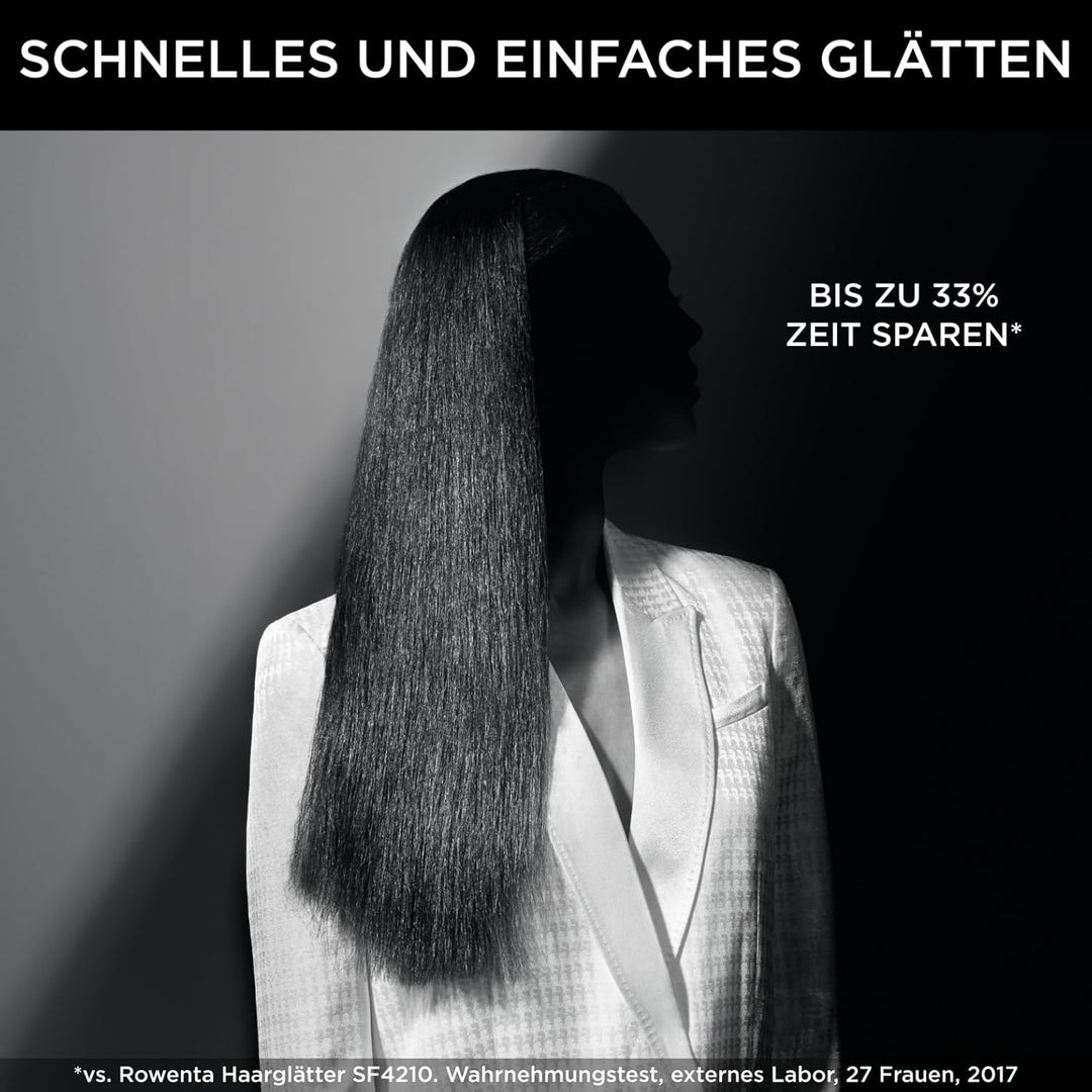 Rowenta x Karl Lagerfeld CF582L Glättbürste | für alle Haartypen | einfaches und schnelles Glätten |