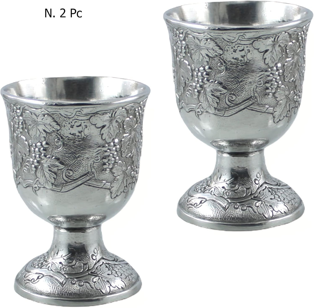 Cavagnini Italien - nein. 2 - Zinnbecher - elegante Handarbeit - alte Tradition