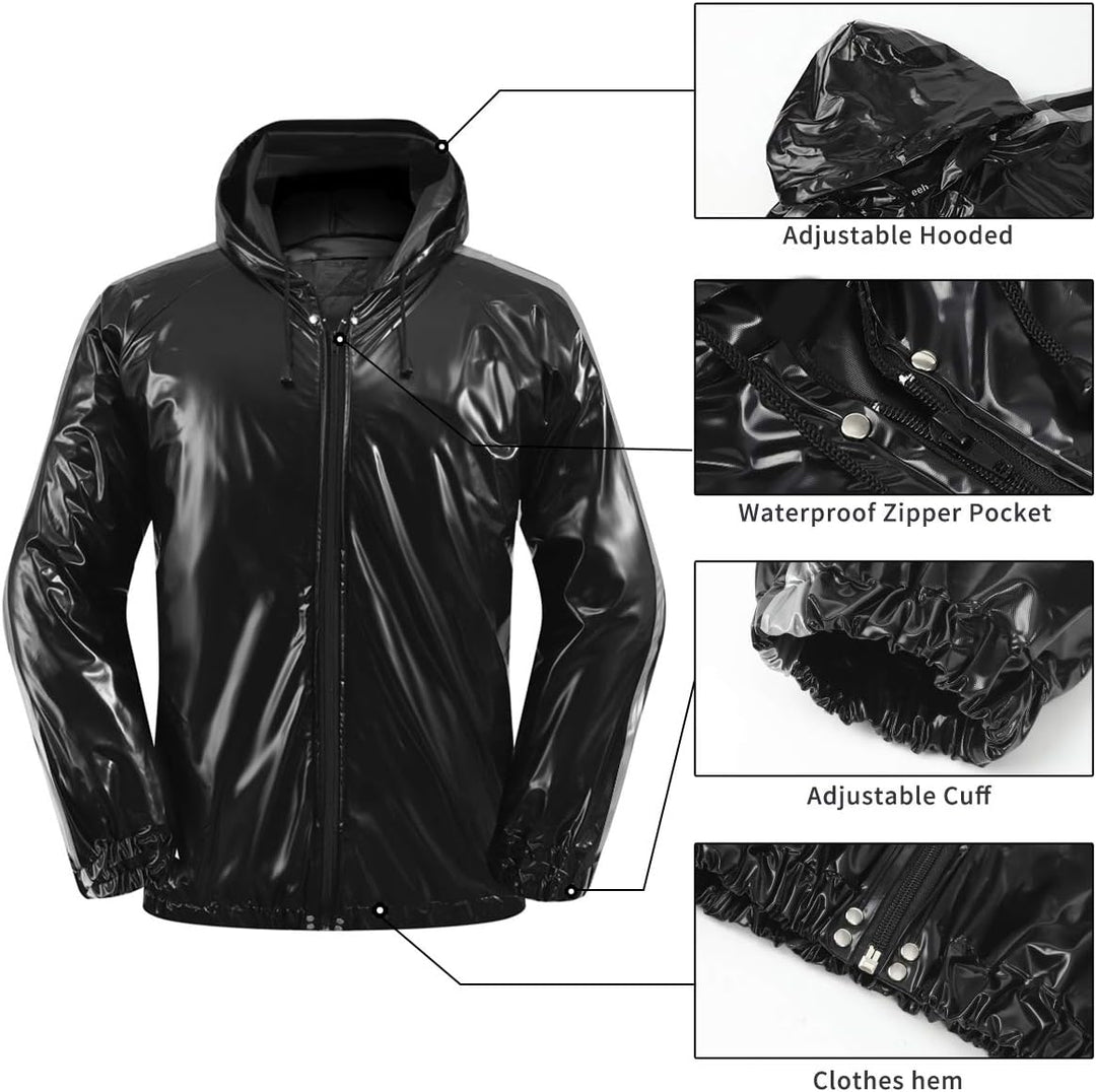 Anti-Rip Saunaanzug, Gewichtsverlust, Schwitzanzug, MMA-Training, Fitnessstudio, Jacke, Hose, Workou