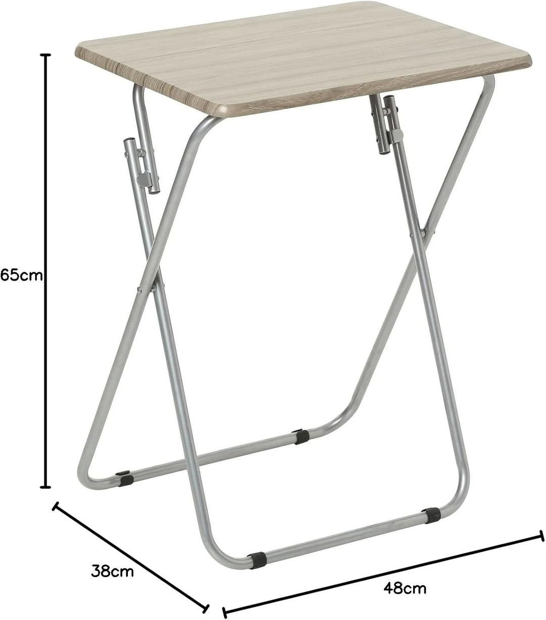 5 five simply smart Klapptisch 1-sitzig holzeffekt - Klapptisch mit Holz-Effekt, MDF, Metall, Abmess