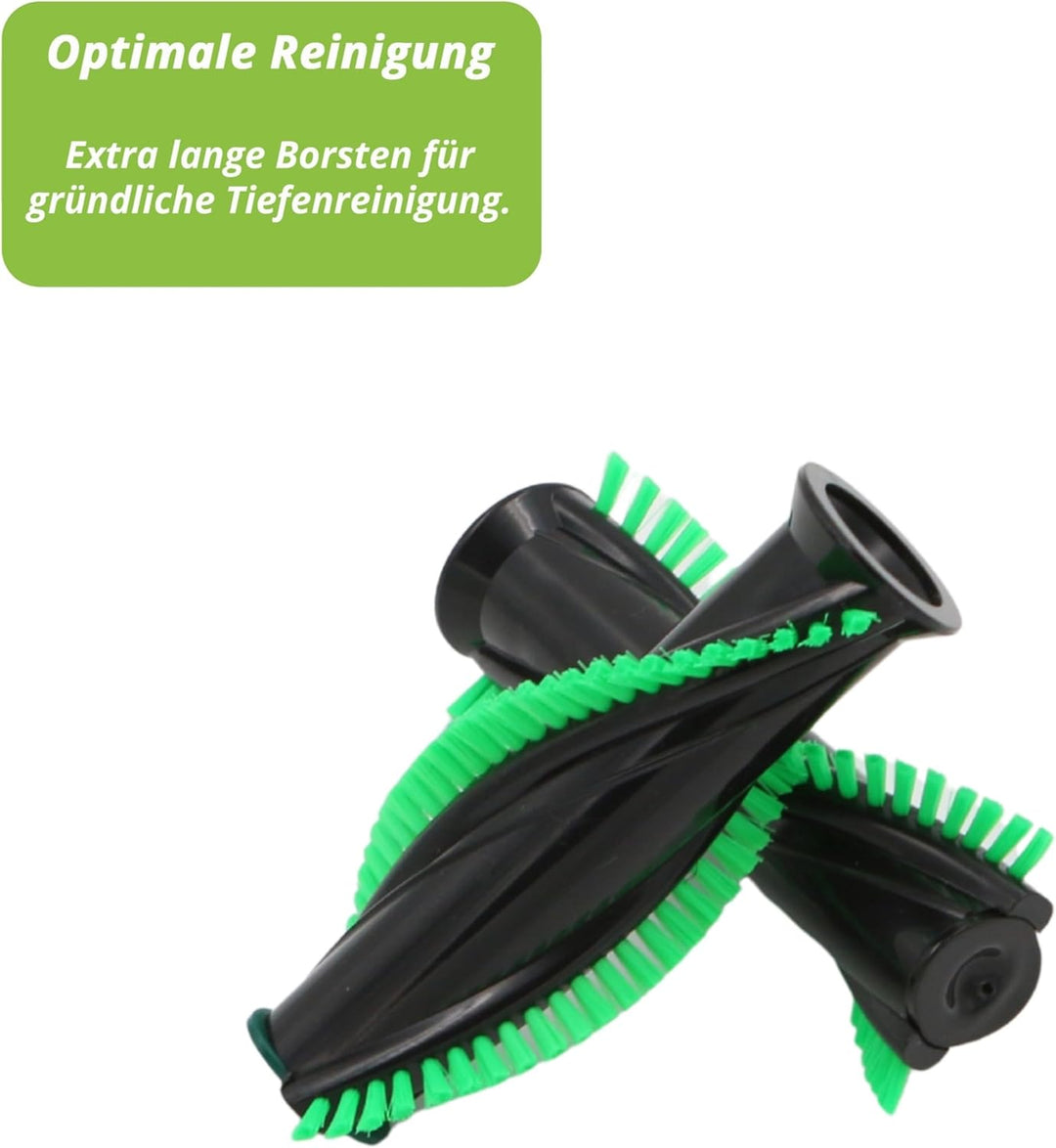 1 Paar Hochwertige Ersatzbürsten Bürsten Rundbürsten Bürstenrollen für Vorwerk EB7, EB 7 Elektrobürs