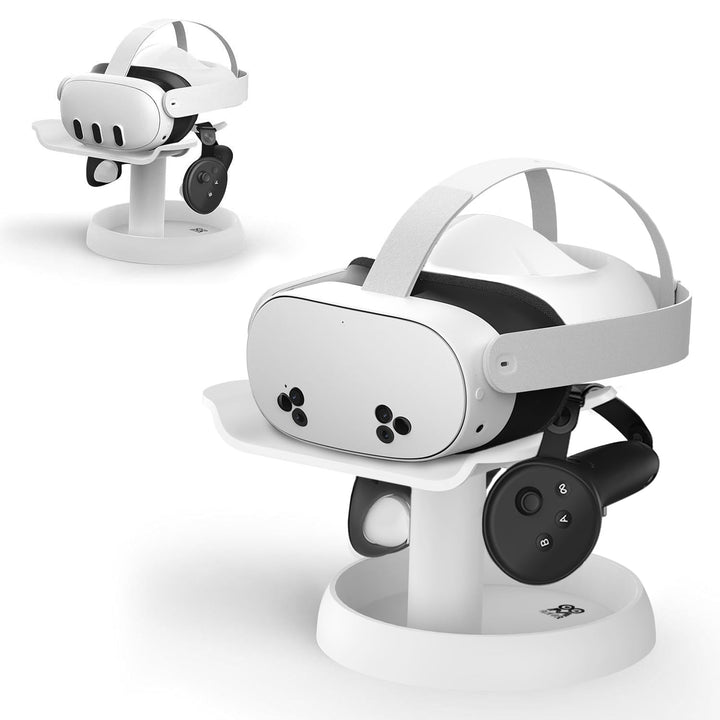 AMVR VR Stand Kompatibel mit Meta Quest 3s/Quest 3/Quest 2/Vision Pro/Pico 4 - Universal VR Headset