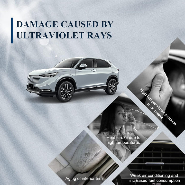 BIBIBO Auto Sonnenschutz mit UV Schutz Kompatibel mit Vezel 2. RV-Serie 2021 2022 2023, Honda HR-V 3