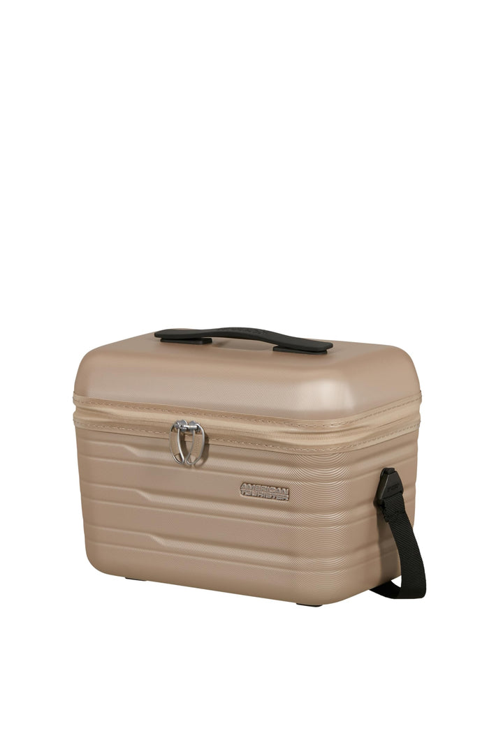 American Tourister Kosmetiktasche Flashline Beauty Case Ivory Gold Taupe Elfenbeingold, Elfenbeingol