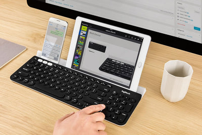 Logitech K780 Kabellose Tastatur, Bluetooth & 2.4 GHz Verbindung, Multi Device & Easy-Switch Feature