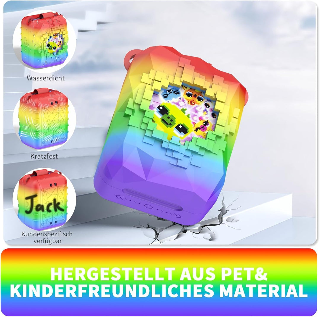 Generisch Digitale Haustier-Silikon-Schutzhülle für Bitzee Magicals – stossfest, Kratzfest, mit häng