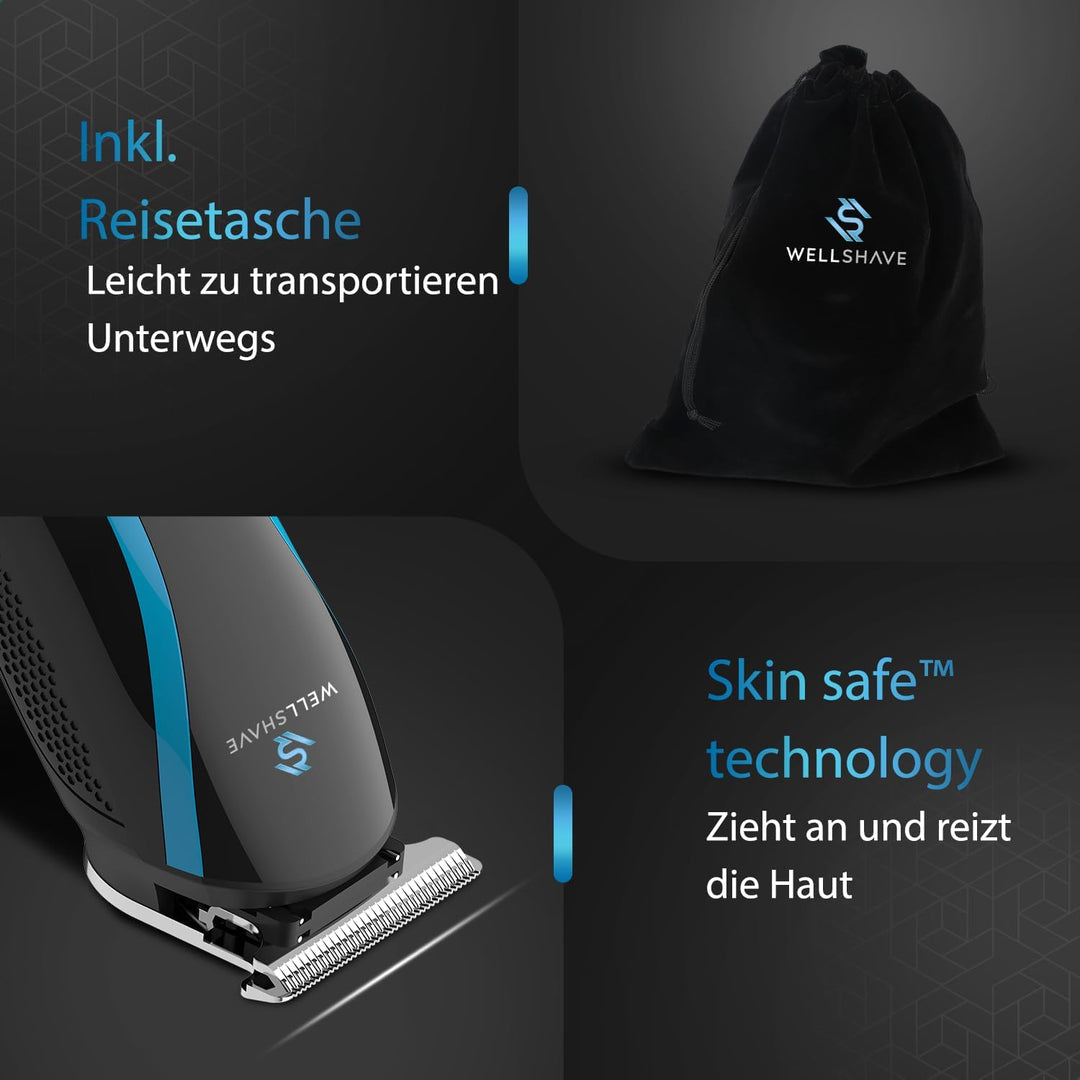 5-in-1 Bartschneider Herren Iced™ / Barttrimmer Herren/Haarschneidemaschine für Gesicht, Körper, Sch