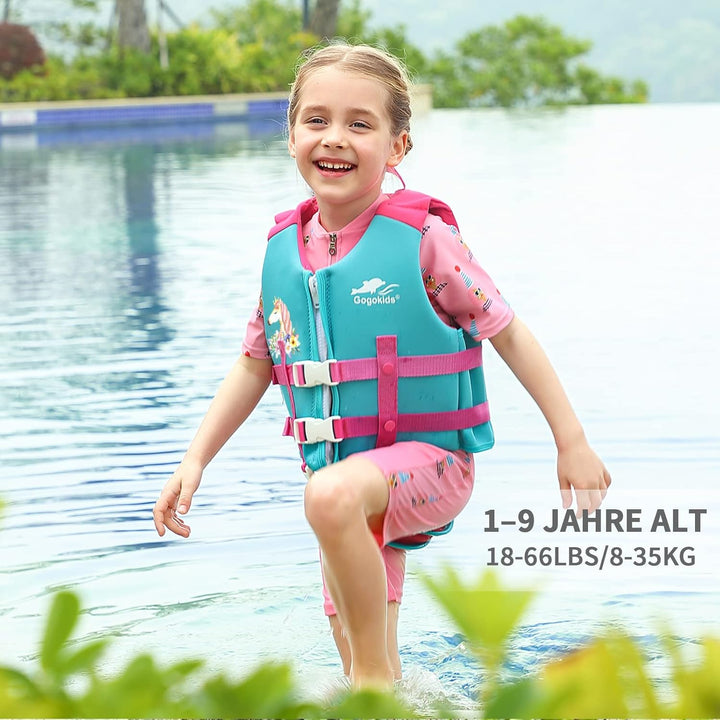 Gogokids Kinder Schwimmweste Float Jacket – Kleinkind Badeanzug Assist Bademode Schwimmtraining Auft