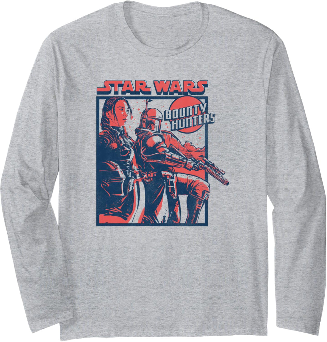 Star Wars The Book Of Boba Fett Fennec Shand Bounty Hunters Langarmshirt