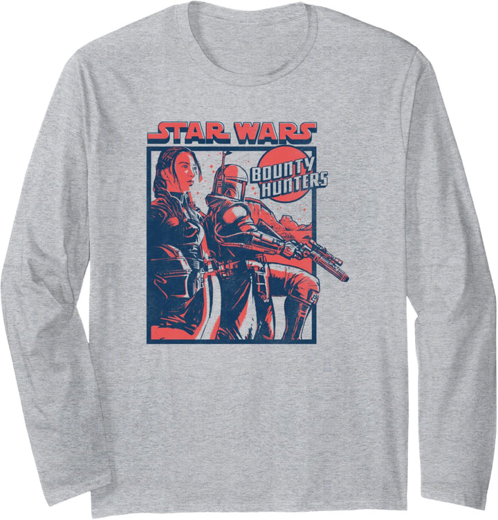 Star Wars The Book Of Boba Fett Fennec Shand Bounty Hunters Langarmshirt