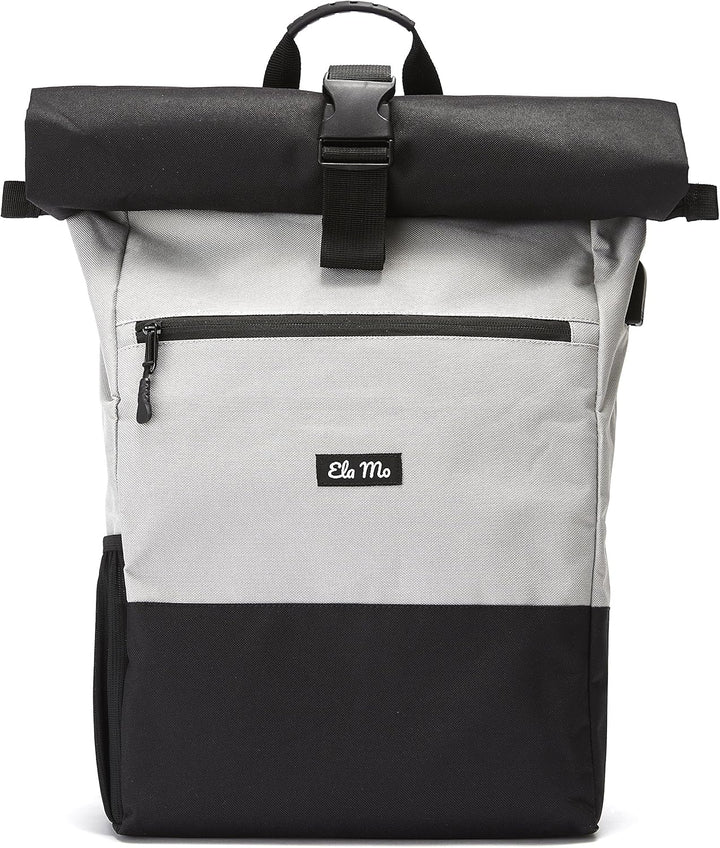 Ela Mo’s Rucksack Damen Herren | Schön und Durchdacht | für Uni Reisen Freizeit Job | mit Laptopfach