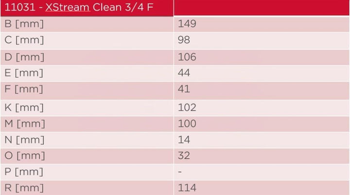 Flamco XStream Clean 3/4''F Schlammabscheider für Heizung-11031 ¾'' F Schwarz, ¾'' F Schwarz