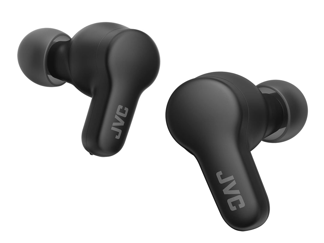 JVC HA-Z77T-B Gumy True Wireless Kopfhörer mit weichen Elastomer Ohrstöpseln, 3 Sound-Modi, Bluetoot