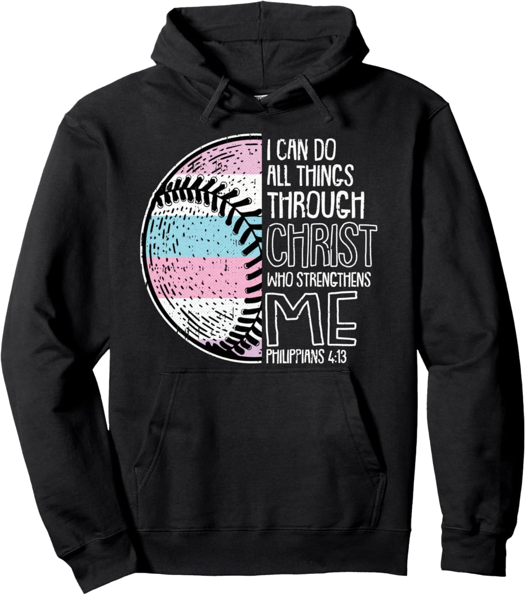 I Can Do All Things Through Christ Intersexual Pride LGBT-Q Pullover Hoodie