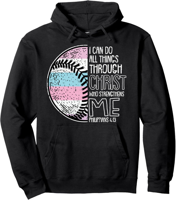 I Can Do All Things Through Christ Intersexual Pride LGBT-Q Pullover Hoodie