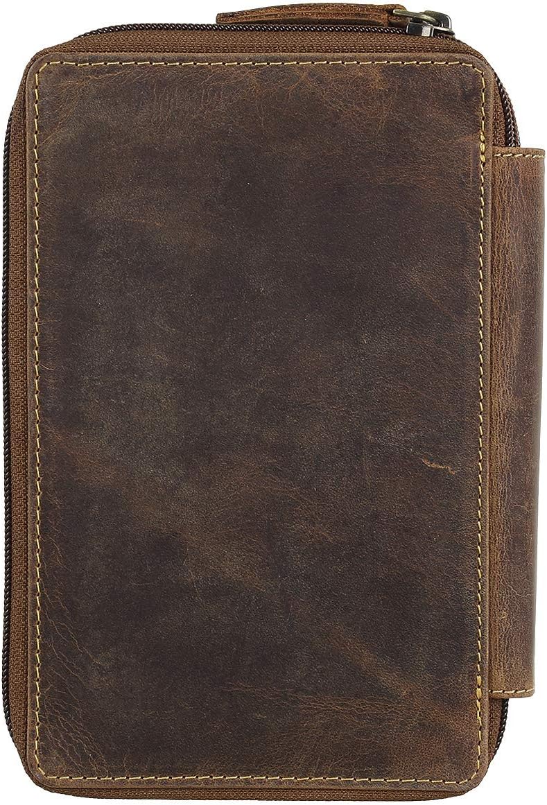 Greenburry Vintage Leder Stifteetui Federmäppchen Stiftemappe Mäppchen 1573-25