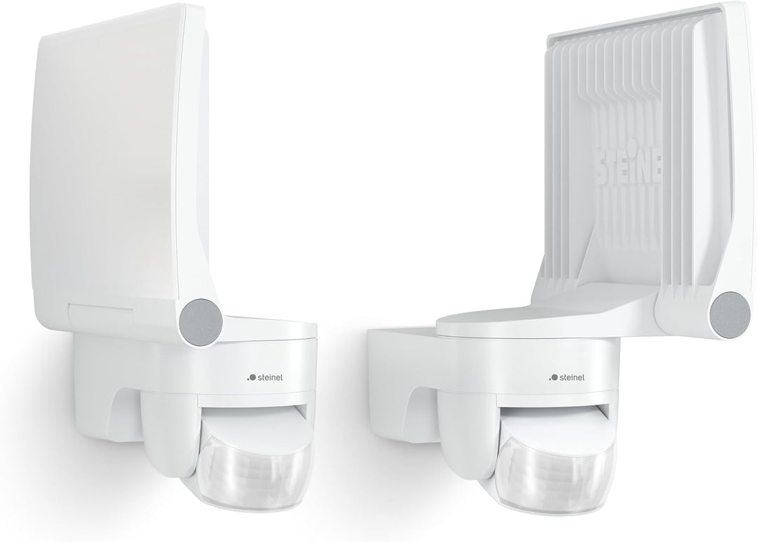 Steinel LED-Strahler XLED Home 2 S Schwarz, Flutlicht, voll schwenkbar, 13,7 W, 180° Mit Bewegungsme