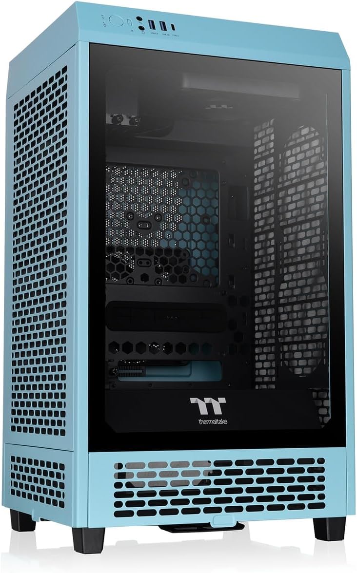 Thermaltake The Tower 200 | Mini Chassis | Turquoise, Turquoise