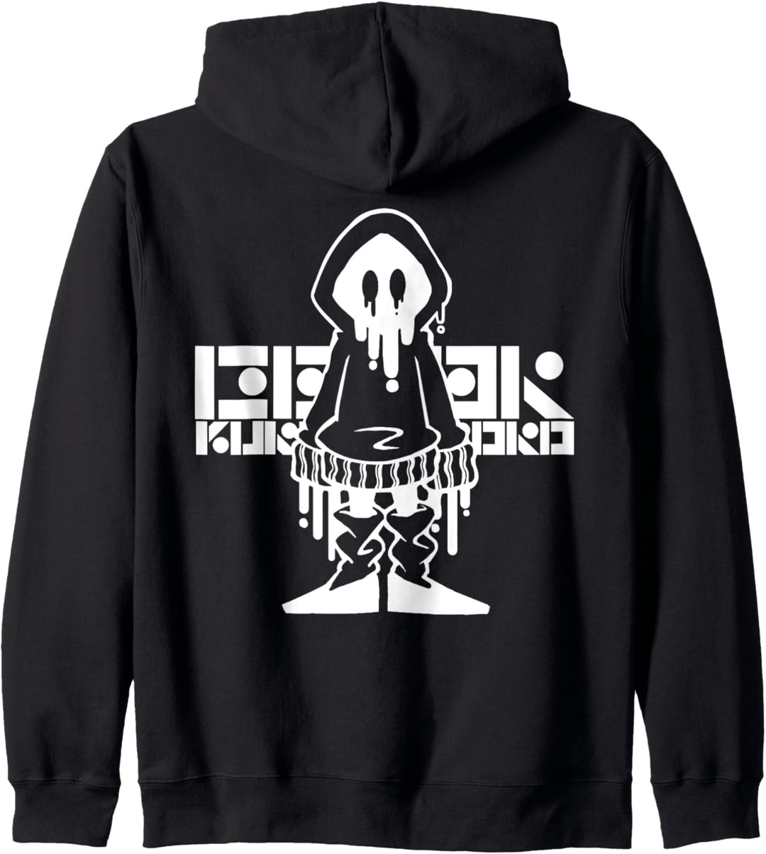 nog-T-0002-Schlammschwarz Kapuzenjacke