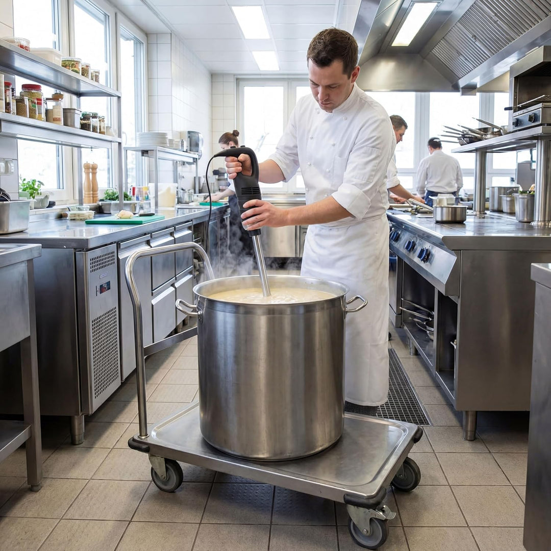 GGM Gastro | STMLAN8540 | Stabmixer inkl. Mixstab 400mm - 850 Watt - Geschwindigkeit stufenlos regel