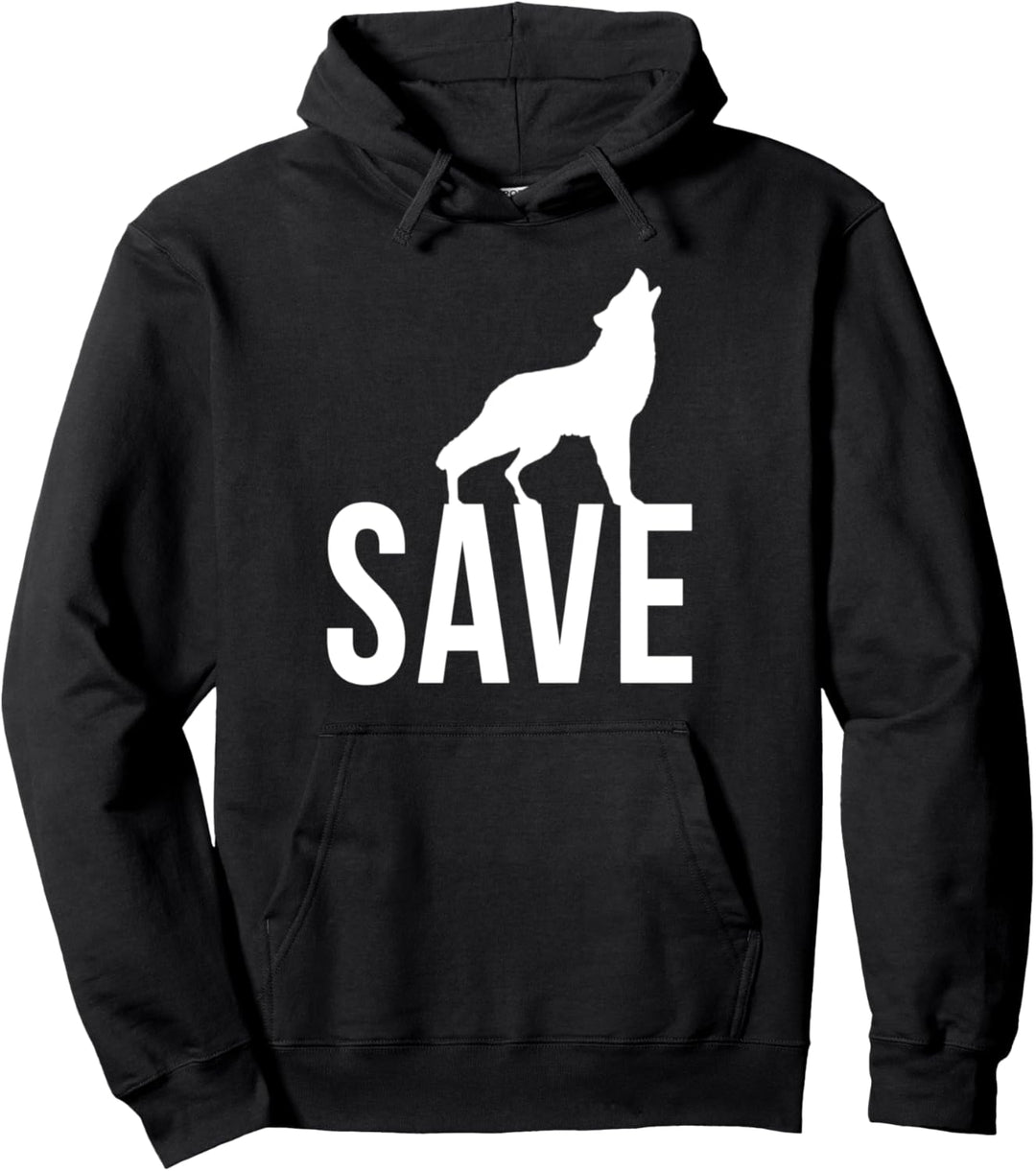 Save The Wolf Schützt Den Wolf Tierschutz Pullover Hoodie