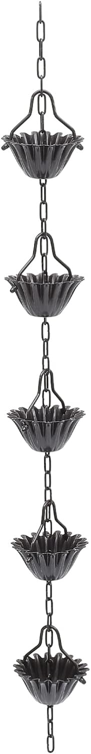 Cabilock Regenkette Kette Mit Regentülle Rinnenketten Regenfänger Schwarzes Akzentdekor Dekorative W