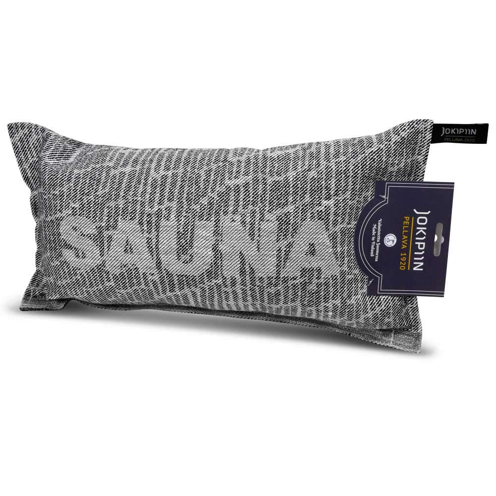 Jokipiin Premium Saunakissen 40 x 22 cm | 100% Made in Finland | ReisekissenLeinen Baumwolle