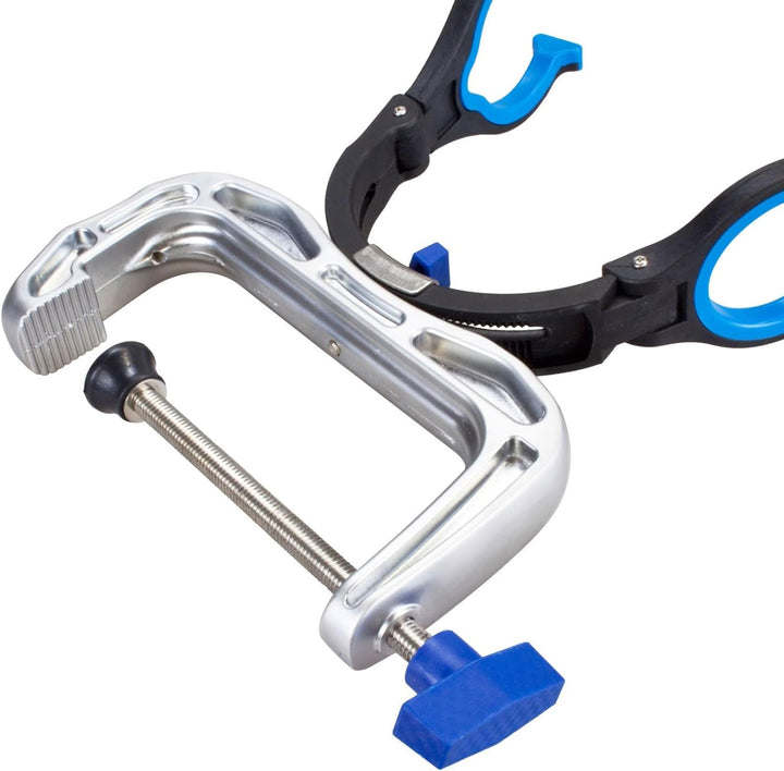 Waterside Bootsrutenhalter X-Wide – 130mm Klemmbreite – Aluminiumzwinge & Robuster Kunststoff – 360°