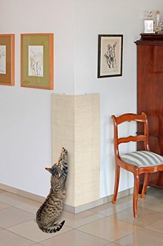 Karlie 46243 Sisal Kratzbrett L: 28 cm B: 28 cm H: 80 cm beige, L: 28 cm B: 28 cm H: 80 cm