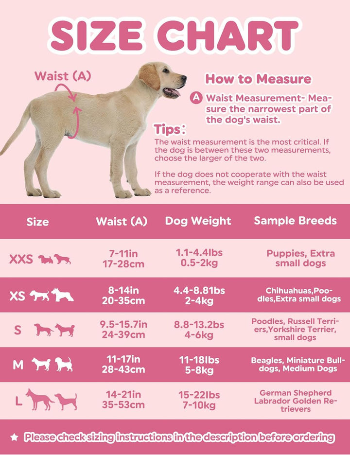 Dono Hundewindeln, 24 Stück, Weiblich, S, Rosa, Gelb S- 24count, S- 24count