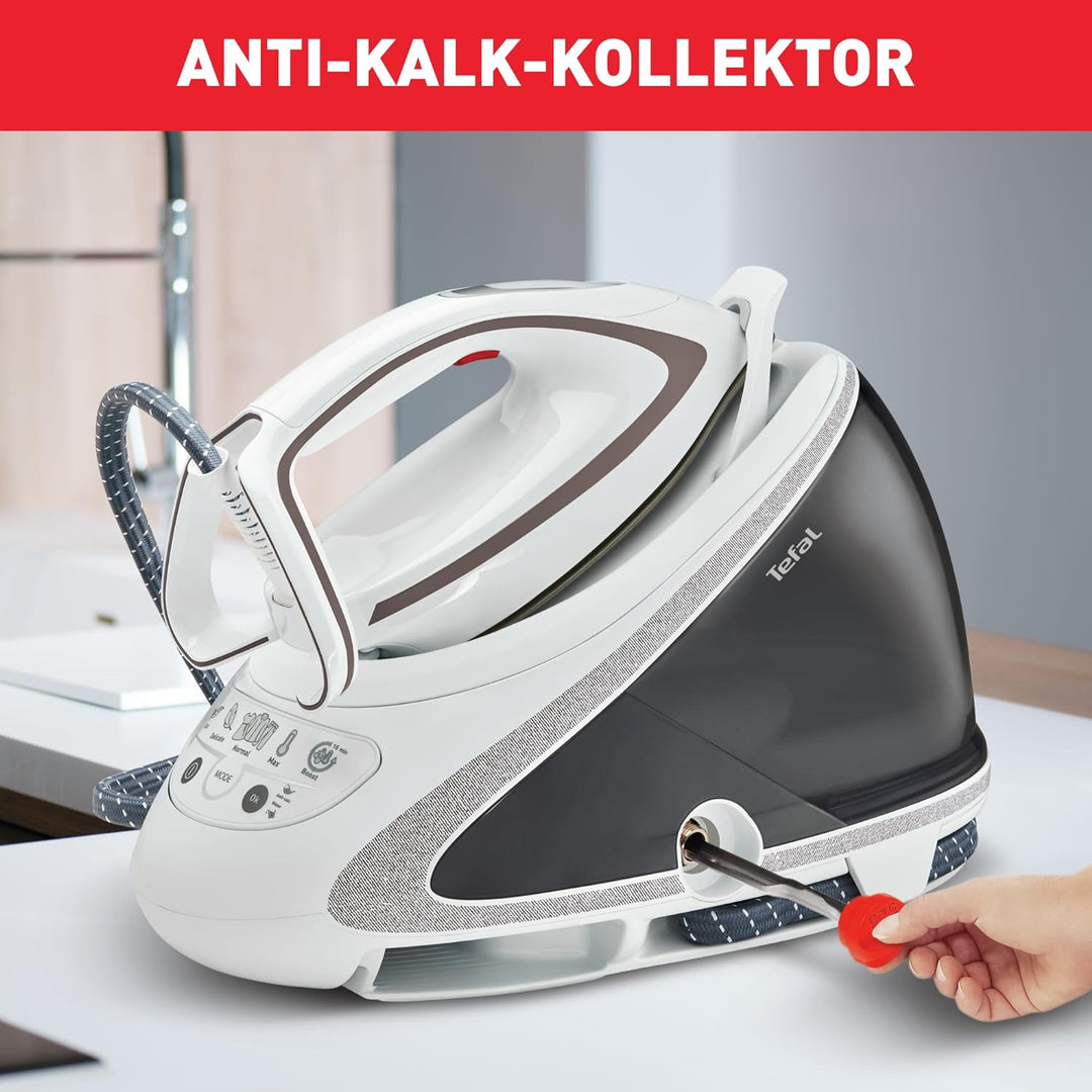 Tefal Dampfbügelstation Pro Express Ultimate GV9567 | 7,7 Bar | 155 g/Min. Kontinuierlicher Dampf |5