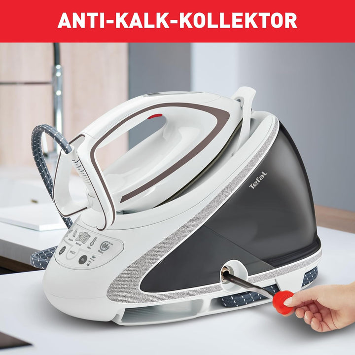 Tefal Dampfbügelstation Pro Express Ultimate GV9567 | 7,7 Bar | 155 g/Min. Kontinuierlicher Dampf |5