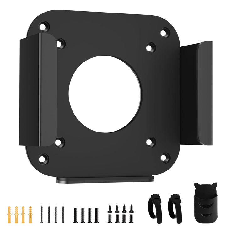 Metall Halterung Kompatibel mit Mac Mini M4/ M4 Pro 2024 Wand/ VESA/ Untertisch Halterung für Mac Mi