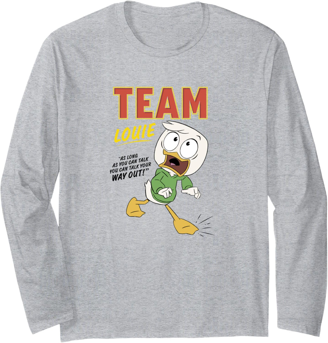 Disney Duck Tales Team Louie Talk Your Way Out Langarmshirt