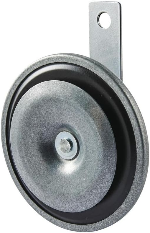 HELLA - Horn - M26 - 24V - 115dB(A) - Frequenzbereich: 400Hz - Hochton - Gehäusefarbe: grau - Flachs