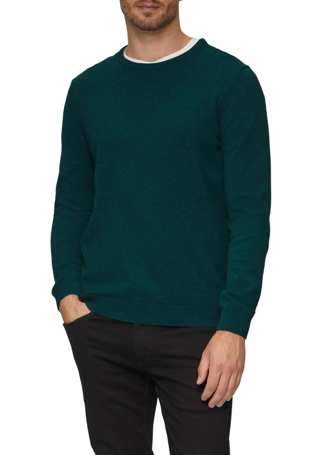 s.Oliver Herren Pullover S Petrol, S Petrol