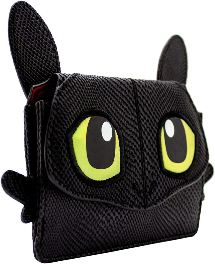 How to Train Your Dragon Krokmou Geldbörse Schwarz, Schwarz, One Size, Schwarz, Taille Unique