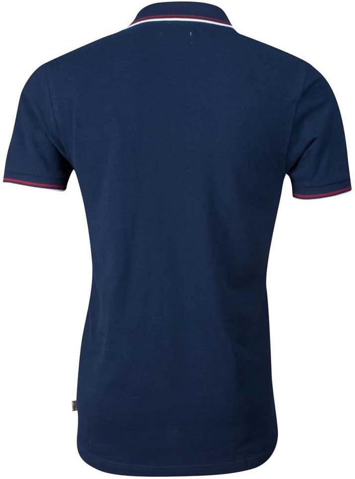 Lonsdale Herren Lion T-Shirt Blau (Bleu/Rouge/Blanc) S, Blau (Bleu/Rouge/Blanc) S