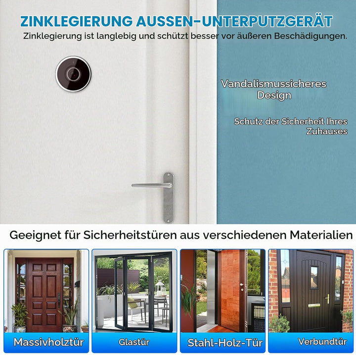 Elektronischer Türspion, SN-35A 3,5 Zoll 120 Grad Weitwinkel elektronisches Katzenauge/CE-Zertifizie