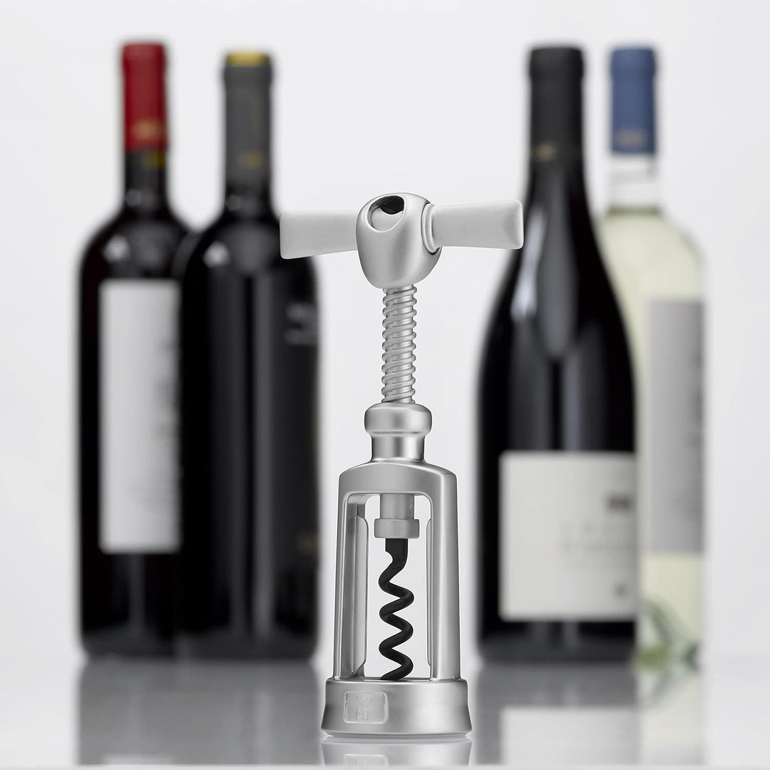 WMF Korkenzieher Wein, Weinflaschenöffner, Flaschenöffner für Wein und Prosecco, Weinöffner