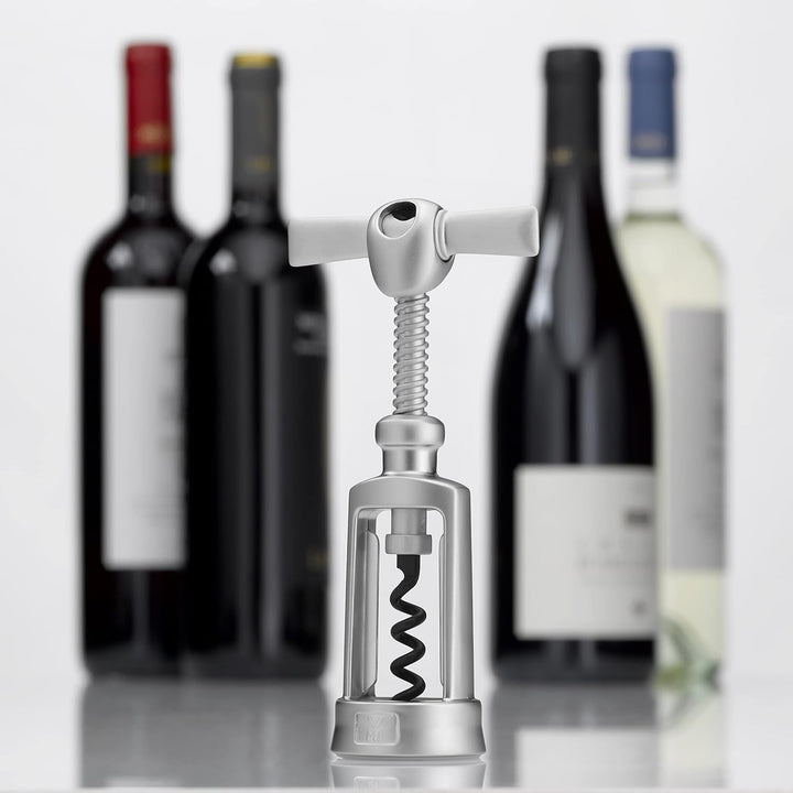 WMF Korkenzieher Wein, Weinflaschenöffner, Flaschenöffner für Wein und Prosecco, Weinöffner