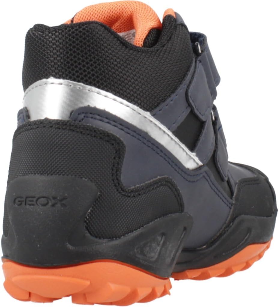 Geox Jungen J New Savage Boy B A Sneaker 24 EU Blau, 24 EU Blau