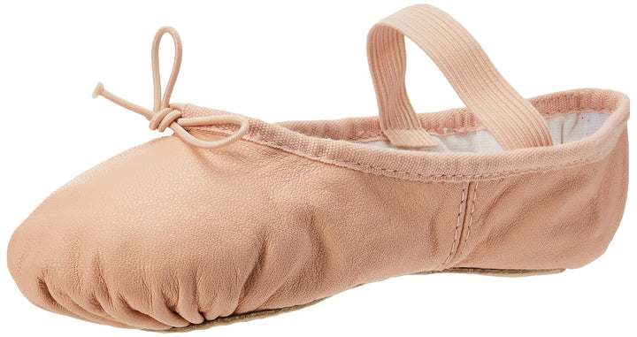 Bloch Dance Girl's Dansoft Full Sole Leather Ballet Slipper/Shoe, Pink, 7.5 X-Wide Toddler