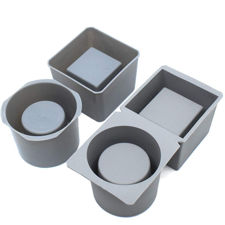 Beton-Pflanzer-Formen Silikon Pflanzer Formen für Zementtopf, rund und quadratisch round and square,